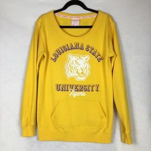Pink Louisiana State University Tigers sweatshirt